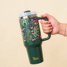 Load image into Gallery viewer, 40oz Tumbler Jolly Sprig Green
