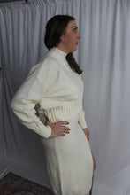 Load image into Gallery viewer, Cream Midi Skirt Set