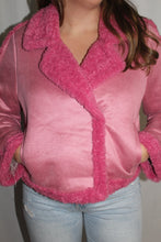 Load image into Gallery viewer, Rose Faux Suede Jacket
