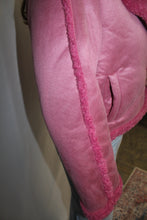 Load image into Gallery viewer, Rose Faux Suede Jacket