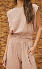 Load image into Gallery viewer, Allie Almond Ribbed Knit Set