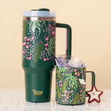 Load image into Gallery viewer, 14oz Insulated Mug Jolly Sprig Green