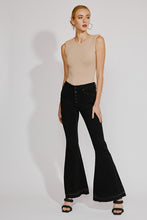 Load image into Gallery viewer, Zoey Black Flare Jeans