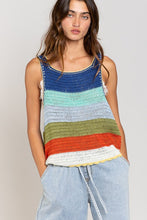 Load image into Gallery viewer, Camila Colorblock Crochet Tank