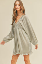 Load image into Gallery viewer, Silver Metallic Dress