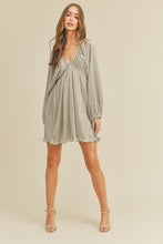 Load image into Gallery viewer, Silver Metallic Dress