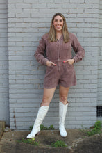 Load image into Gallery viewer, Hailee Hazelnut Corduroy Romper