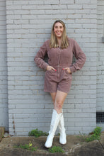 Load image into Gallery viewer, Hailee Hazelnut Corduroy Romper