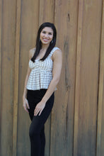 Load image into Gallery viewer, Ivory Polka Dot Top