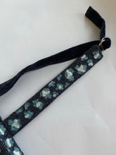 Load image into Gallery viewer, Blue Leopard Beaded Belt Bag