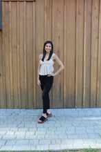 Load image into Gallery viewer, Ivory Polka Dot Top