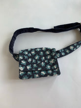Load image into Gallery viewer, Blue Leopard Beaded Belt Bag