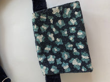 Load image into Gallery viewer, Blue Leopard Beaded Belt Bag