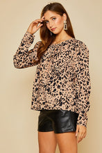Load image into Gallery viewer, Leopard Print Blouse