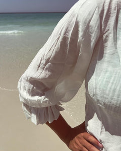 White Puff Sleeve Blouse