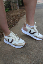 Load image into Gallery viewer, Ace Bronze Glitter Sneakers
