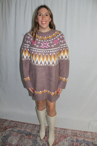 Fairley Sweater Dress-Coco