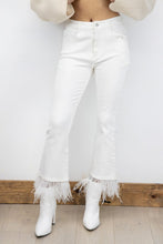 Load image into Gallery viewer, Feather Hem Flare Pants

