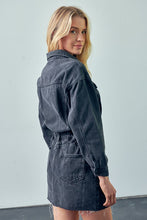 Load image into Gallery viewer, Black Denim Dress
