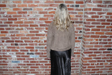 Load image into Gallery viewer, Mocha Faux Suede Jacket
