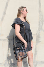 Load image into Gallery viewer, Cheetah Black Bare Bucket Tote
