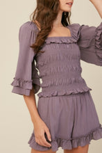 Load image into Gallery viewer, Midnight Ruffle Short Size Small

