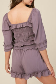 Midnight Ruffle Short Size Small
