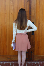 Load image into Gallery viewer, Cream Off the Shoulder Wavy Hem Bodysuit
