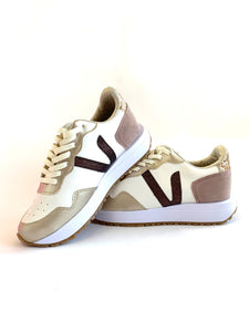 Ace Bronze Glitter Sneakers