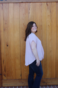 Rose Twist Curvy Top