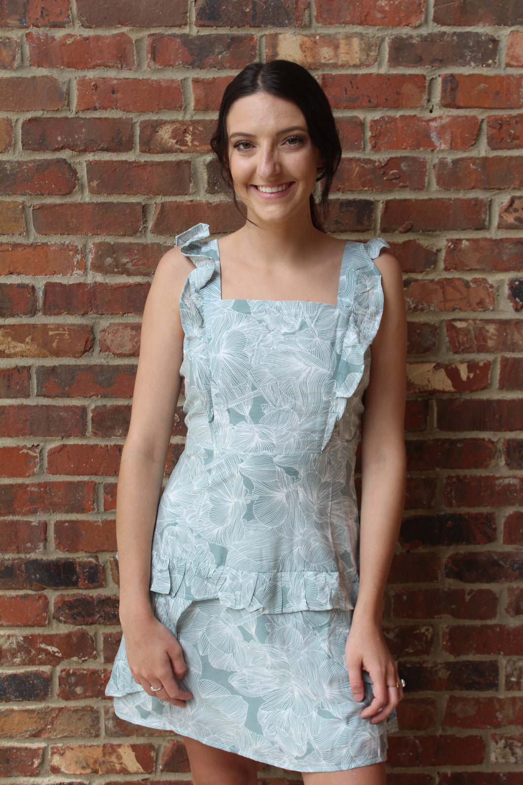 Mint Palm Dress