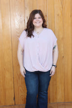 Load image into Gallery viewer, Rose Twist Curvy Top
