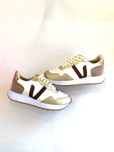 Load image into Gallery viewer, Ace Bronze Glitter Sneakers
