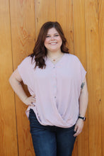 Load image into Gallery viewer, Rose Twist Curvy Top
