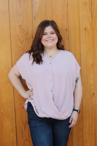 Rose Twist Curvy Top