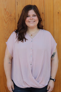 Rose Twist Curvy Top