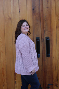 Mauve Sweater Curvy