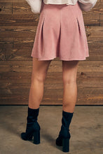 Load image into Gallery viewer, Pink Corduroy Button Skirt
